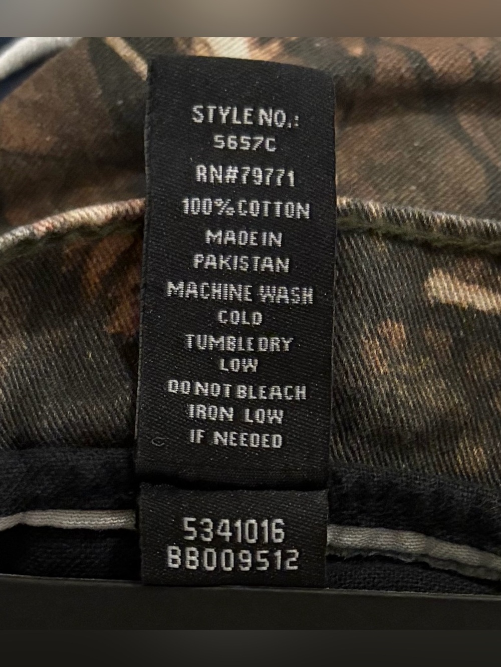 Jordan Craig Xavier OG Camo Tapered Cargo Pants Size: 30 x 32 - Picture 8 of 8